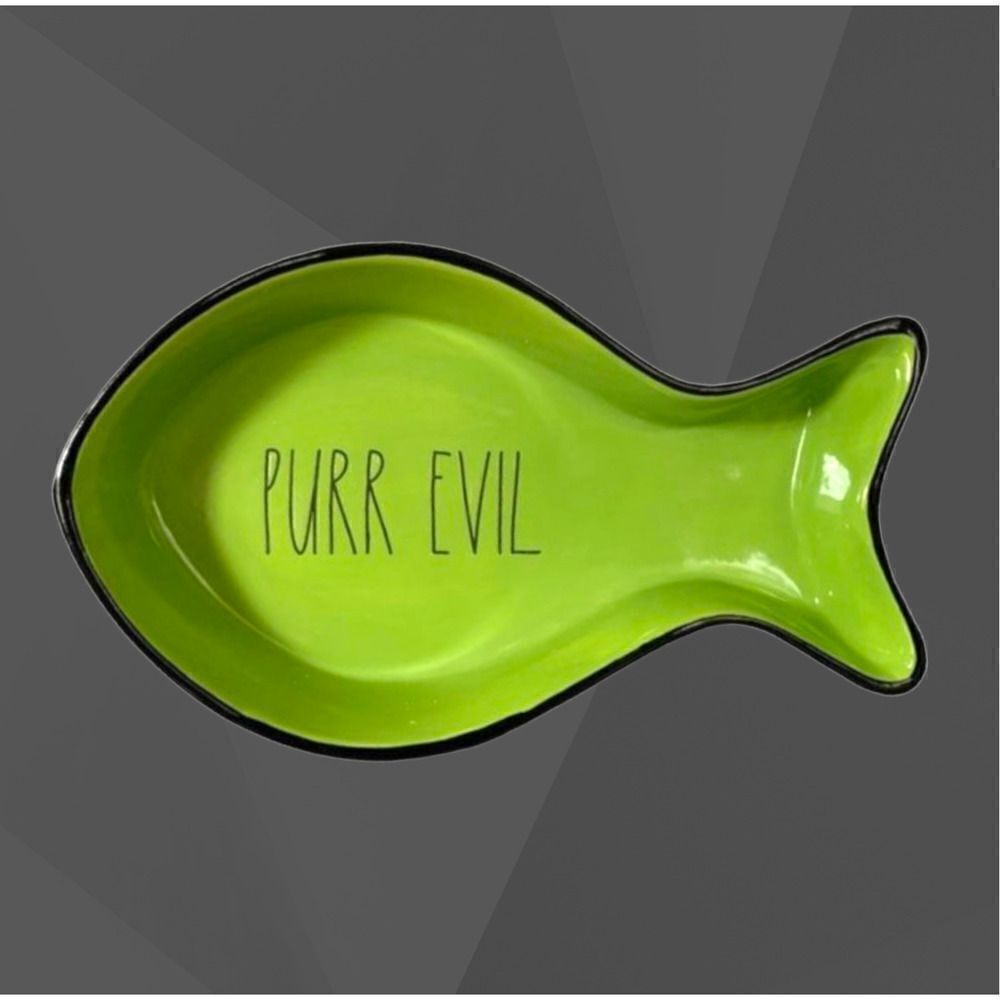 RAE DUNN Purr Evil Pet Bowl